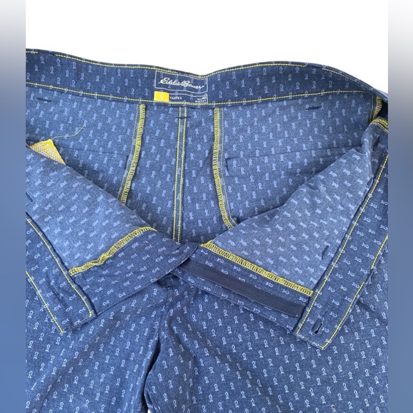 Eddie Bauer Men's Blue Patterned Shorts Size 40 - Picture 6 of 9
